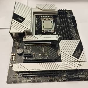 代售MSI PRO Z790-A MAX WIFI 7 (DDR5) 95%New 送 MSI USB4 PD100W Pcie Card not,...