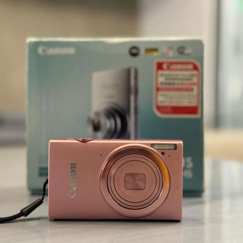 [極新全套] Canon IXUS 245 HS 粉紅色 | 罕有全套連盒| Wi-Fi 手機直傳 | 復古氛圍...