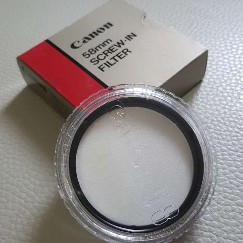 Canon 58mm Screw-in Filter (日本製造)