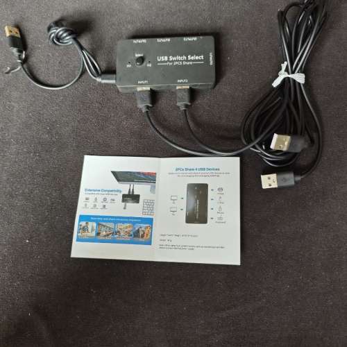 USB Switch Select 2-Port兩電腦共用一滑鼠一鍵盤