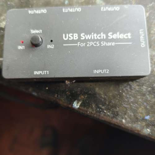 USB Switch Select 2-Port兩電腦共用一滑鼠一鍵盤