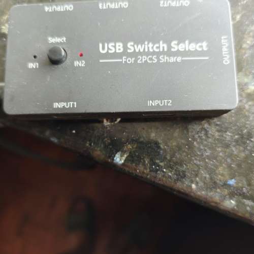 USB Switch Select 2-Port兩電腦共用一滑鼠一鍵盤