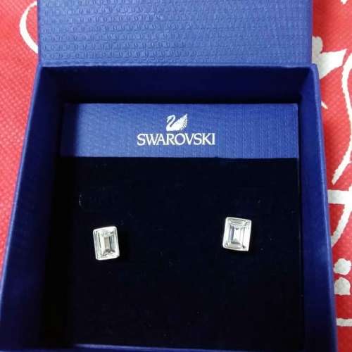 SWAROVSKI 水晶耳環 一對