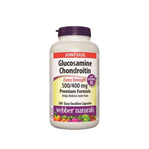 Webber naturals 強效葡萄糖胺軟骨素 維他命D3 300粒