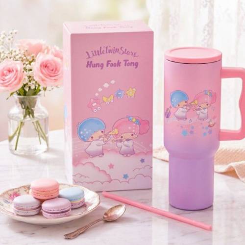 (包順豐) 鴻福堂 x  Twin Stars 隨行杯 保溫杯 Sanrio 限量版 不鏽鋼杯 全新現貨 $...