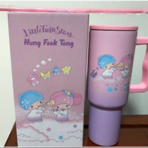 (包順豐) 鴻福堂 x  Twin Stars 隨行杯 保溫杯 Sanrio 限量版 不鏽鋼杯 全新現貨 $...