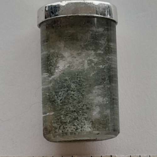 巴西水晶綠幽靈吊墜22x12x9mm.配上廿四寸不銹鋼頸鏈。no.3.4.26