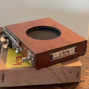日本King 4x5相機用木制shutter