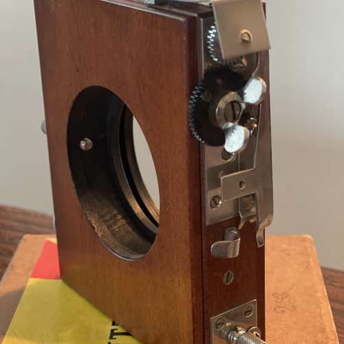 日本King 4x5相機用木制shutter