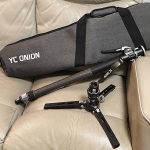 YC Onion Pineta Pro Carbon Fiber Monopod with Pedal Base 單腳架 MQP162 99.9% New