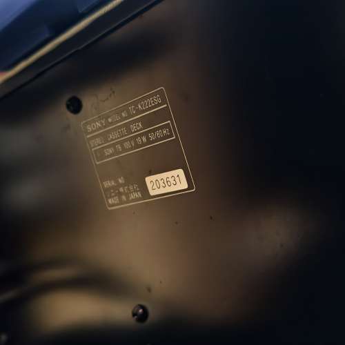 sony 222ESG 卡式帶座 made in japan