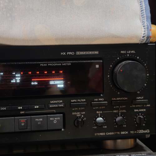 sony 222ESG 卡式帶座 made in japan