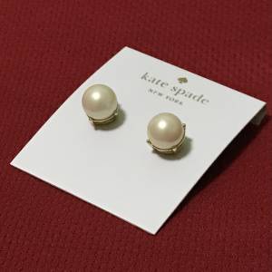 Kate spade 珍珠耳環 一對