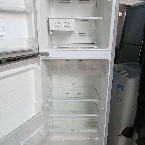 Whirlpool 惠而浦灰鋼銀雪櫃 （左門鉸）