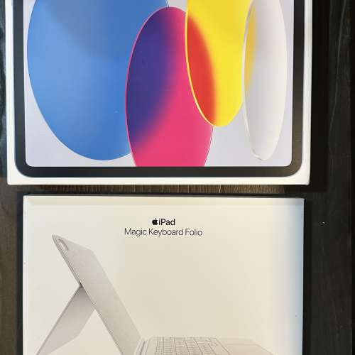 Apple iPad A16 256GB WIFI版 藍色全新未開 連Magic Keyboard Folio (全新）