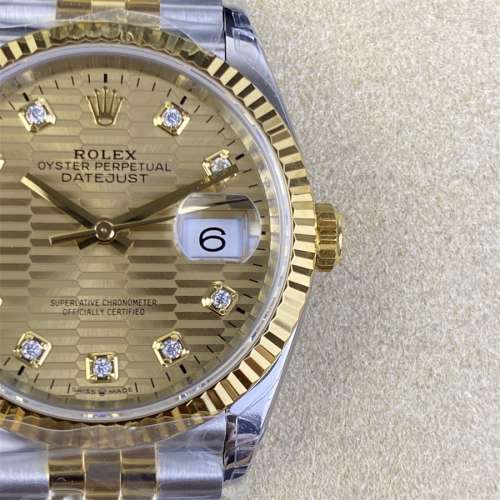 Rolex 勞力士 日誌型 datejust m126233-0045 36mm 間金 VS 出品