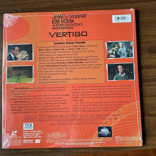 《迷魂記》LaserDisc