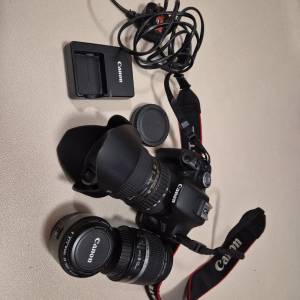 Canon 500D 連EFS 18-55mm kit lens, EF 50mm F1.8, Tokina 12-24mm F4