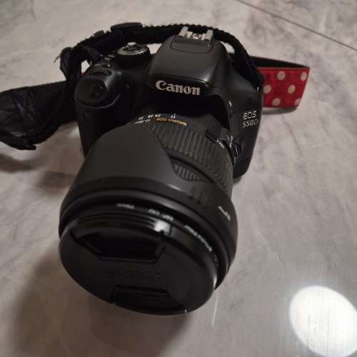 Canon EOS 550D 相機 連sigma 17-70mm DC OS HSM