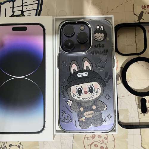 iPhone 14pro512gb,港行原裝，有套有貼，全套齊！