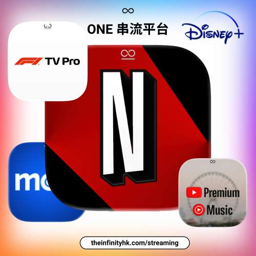 Netflix 4K / YouTube Premium / Disney+ Plus / F1 TV Pro / HBO MAX giftcard 禮品...