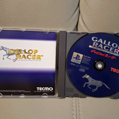 原裝絕版Playstation PS PS1 TEMCO GR Gallop racer 經典賽馬遊戲