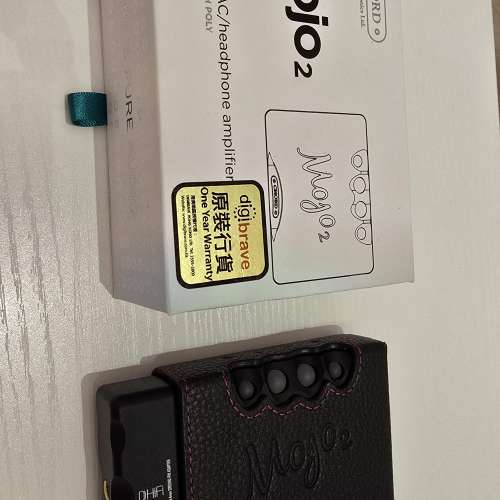 Mojo2 with case and DDhifi 4.4mm adapter