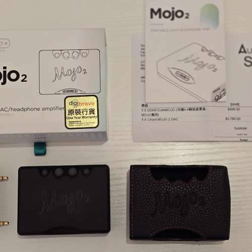 Mojo2 with case and DDhifi 4.4mm adapter