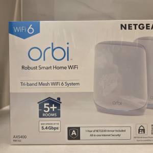 Netgear Orbi WiFi 6 三頻 Mesh WiFi 6