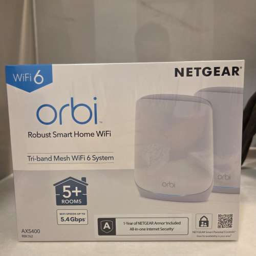 Netgear Orbi WiFi 6 三頻 Mesh WiFi 6