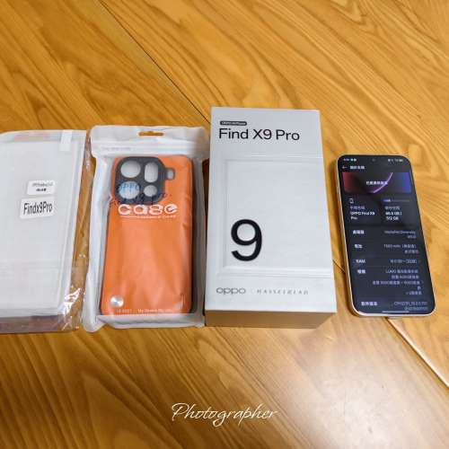 Oppo Find X9 Pro 16/512GB 行貨 99%新 曜鈦灰 有保養