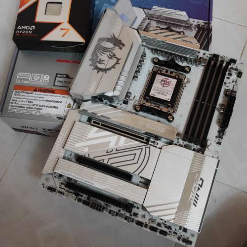 AMD 9800X3D + MSI X870E EDGE TI WIFI