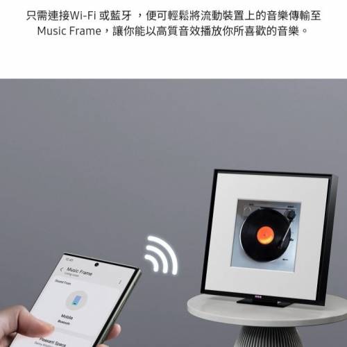 正價3仟多！100% 正貨👍100%全新👍Music Frame 音樂畫框 HW-LS60D 喇叭 耳擴 揚聲器