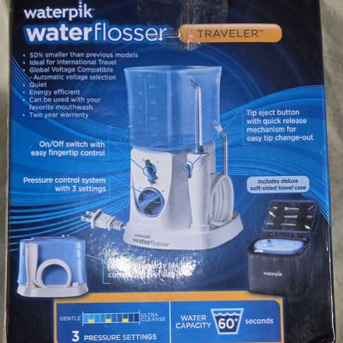 Waterpik Traveler 便攜式水牙線機 全新