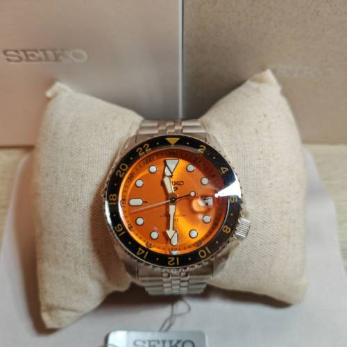 SEIKO SSK005K1精工5Sports自動機械GMT錶