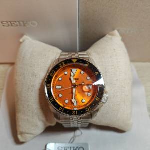 SEIKO SSK005K1精工5Sports自動機械GMT錶
