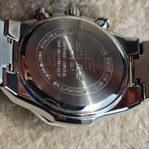 Edifice Solar Powered Chronograph Watch