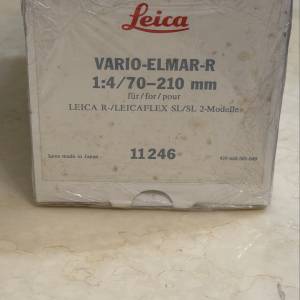 Leica Vario-Elmar R 1:4/70-210 with empty box