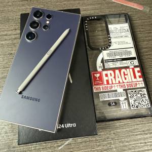 Samsung Galaxy S24 Ultra 512gb紫色鈦金屬，港行雙卡極新，冇修冇拆，所有功能正常...