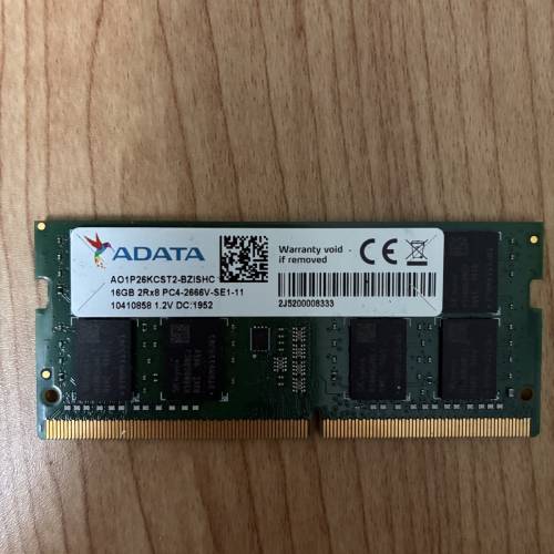 Adata DDR4 16g ram notebook