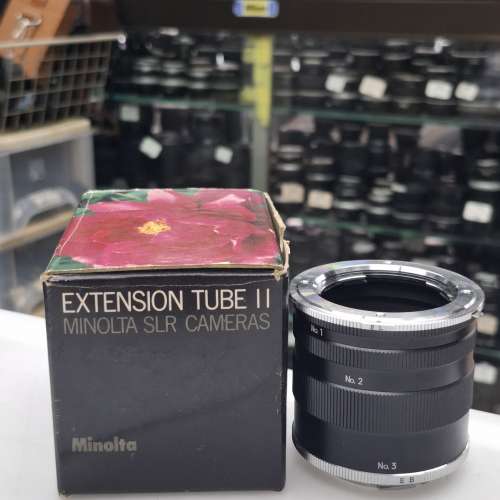MINOLTA EXTENSION TUBE II NO.1 2 3 SET