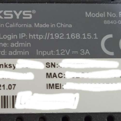 Linksys FGW3000 5G Wi-Fi 6 AX3000 路由器 無鎖SIM