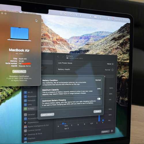 Apple MacBook Air M2 16+256gb 2022 13吋 太空灰 狀況良好 space grey