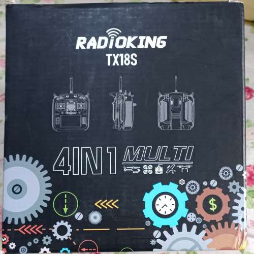 RadioKing TX18s 遥控器 - 小黑羊915高頻頭 FPV 全新未開用
