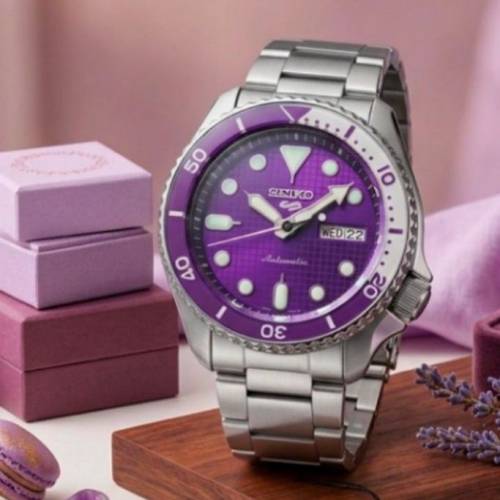 Seiko紫色錶 紫錶 精工錶 手錶 限量版SRPM11K1 香港行貨 全新現貨 $4200 包順豐運費...