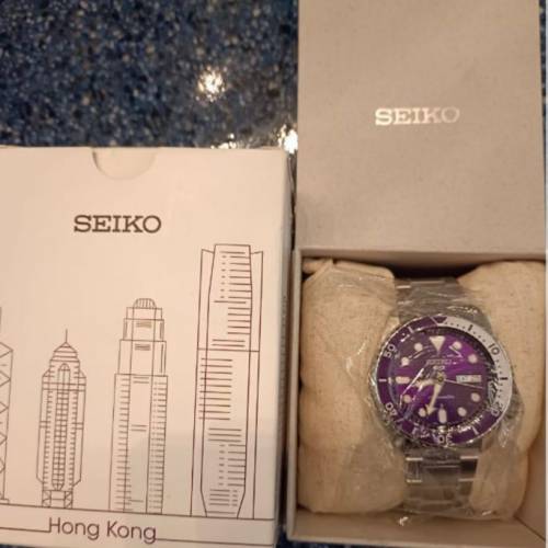 Seiko紫色錶 紫錶 精工錶 手錶 限量版SRPM11K1 香港行貨 全新現貨 $4200 包順豐運費...