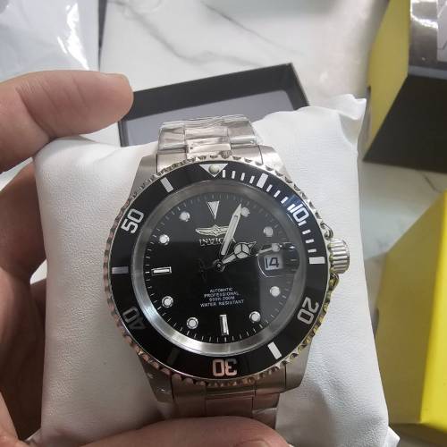 Invicta 40mm 黑面黑圈 NH35A 自動機械錶