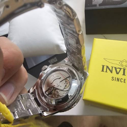 Invicta 40mm 黑面黑圈 NH35A 自動機械錶