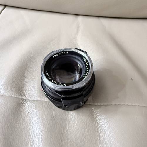 平放：福倫達voigtlander nokton classic 40mm 1.4 M mount