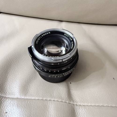 平放：福倫達voigtlander nokton classic 40mm 1.4 M mount
